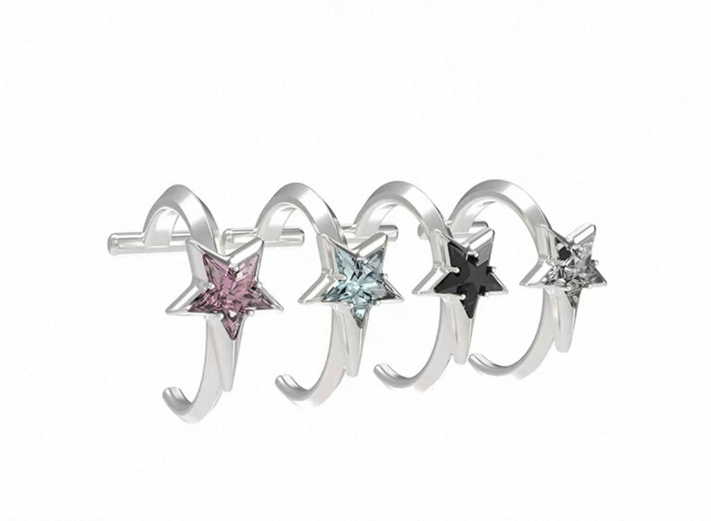 No-Drill Star Lip Stud