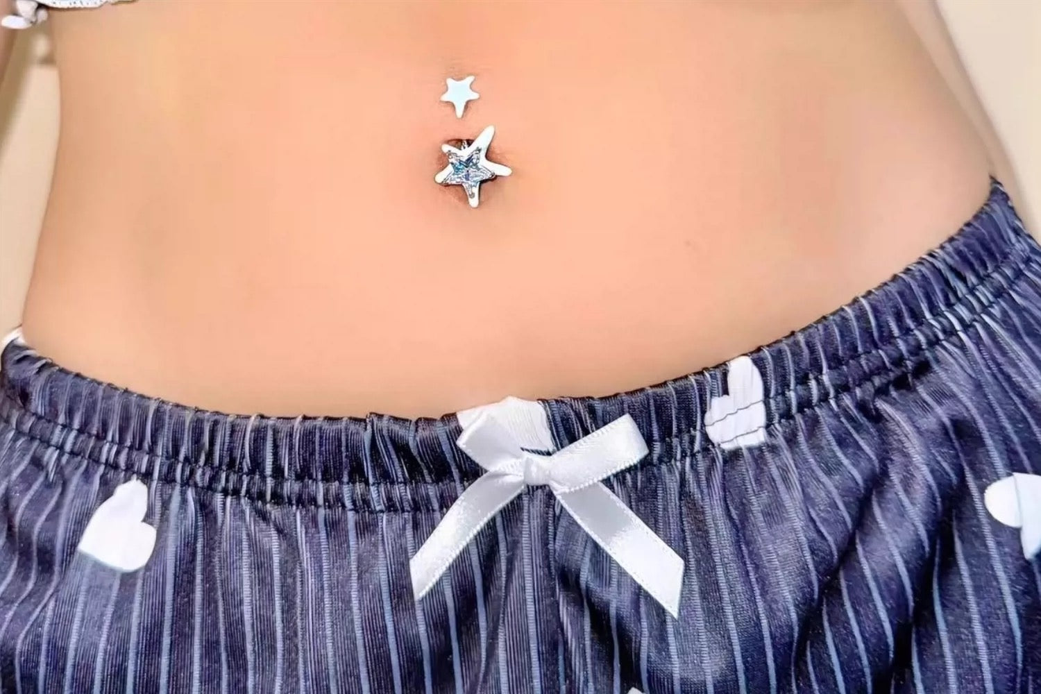 Star Shaped Belly Button Ring