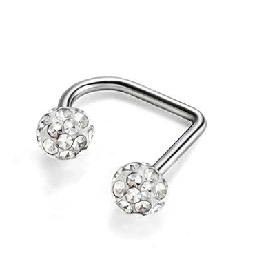 Devil's Pointed Cone Lip Stud Earring