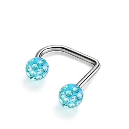 Devil's Pointed Cone Lip Stud Earring
