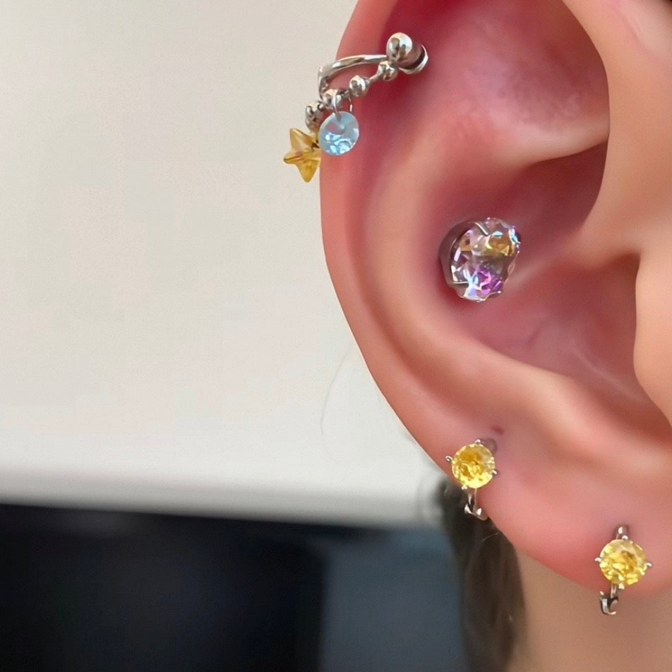 Fireworks earring