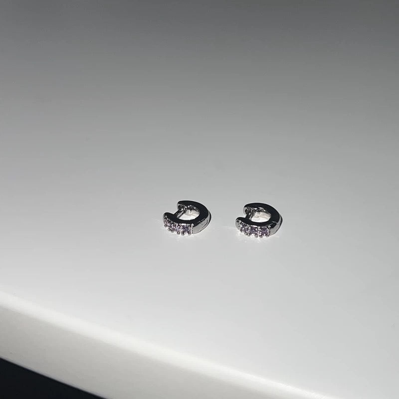 Signature Purple Zirconia Earring King