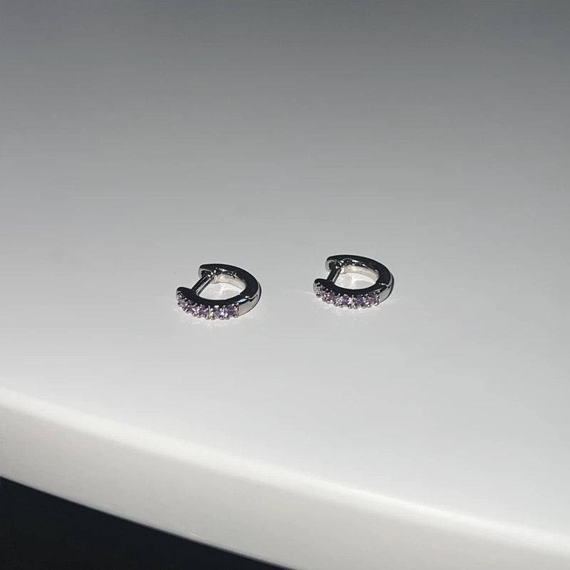 Signature Purple Zirconia Earring King