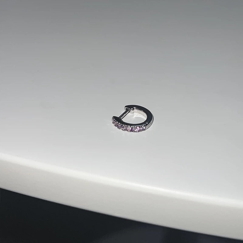 Signature Purple Zirconia Earring King