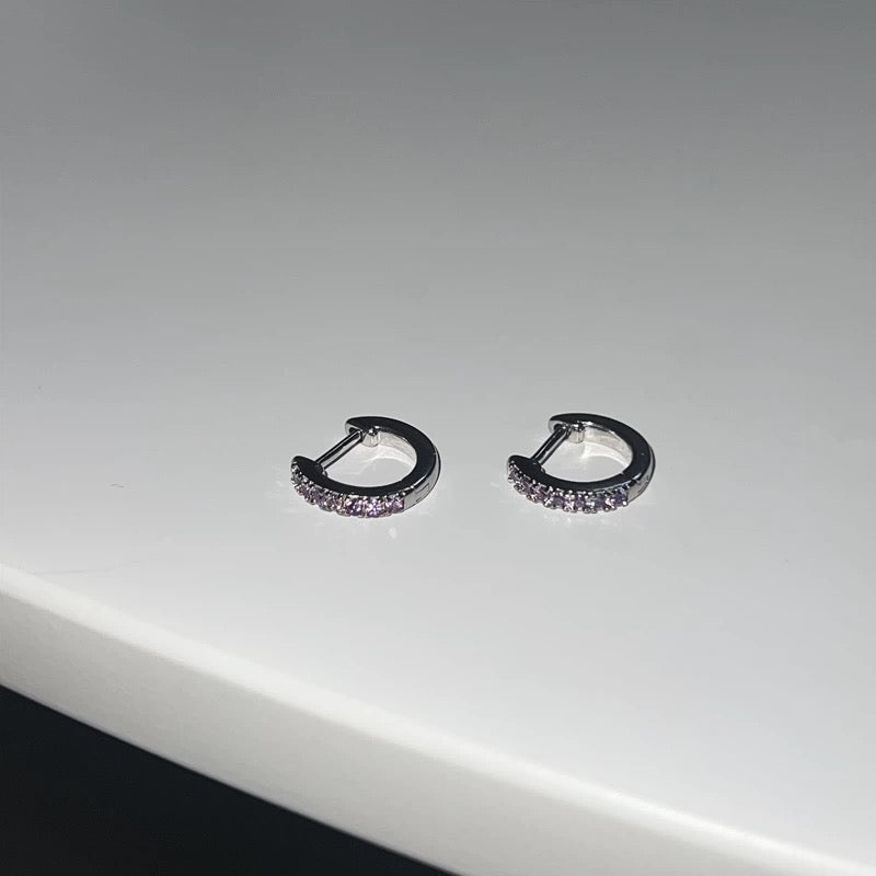 Signature Purple Zirconia Earring King