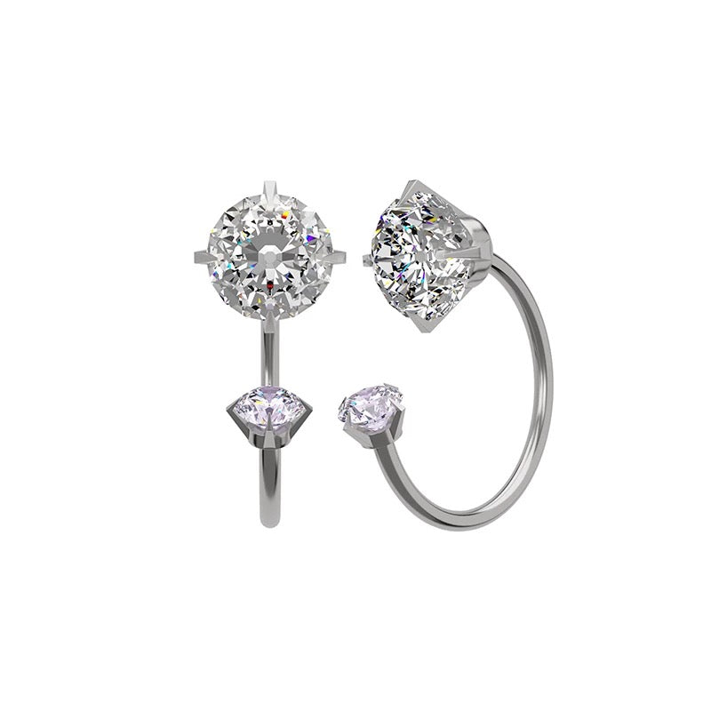 Horseshoe Hoop Earrings