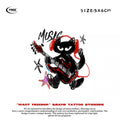 Rock Black Cat Star Skateboard