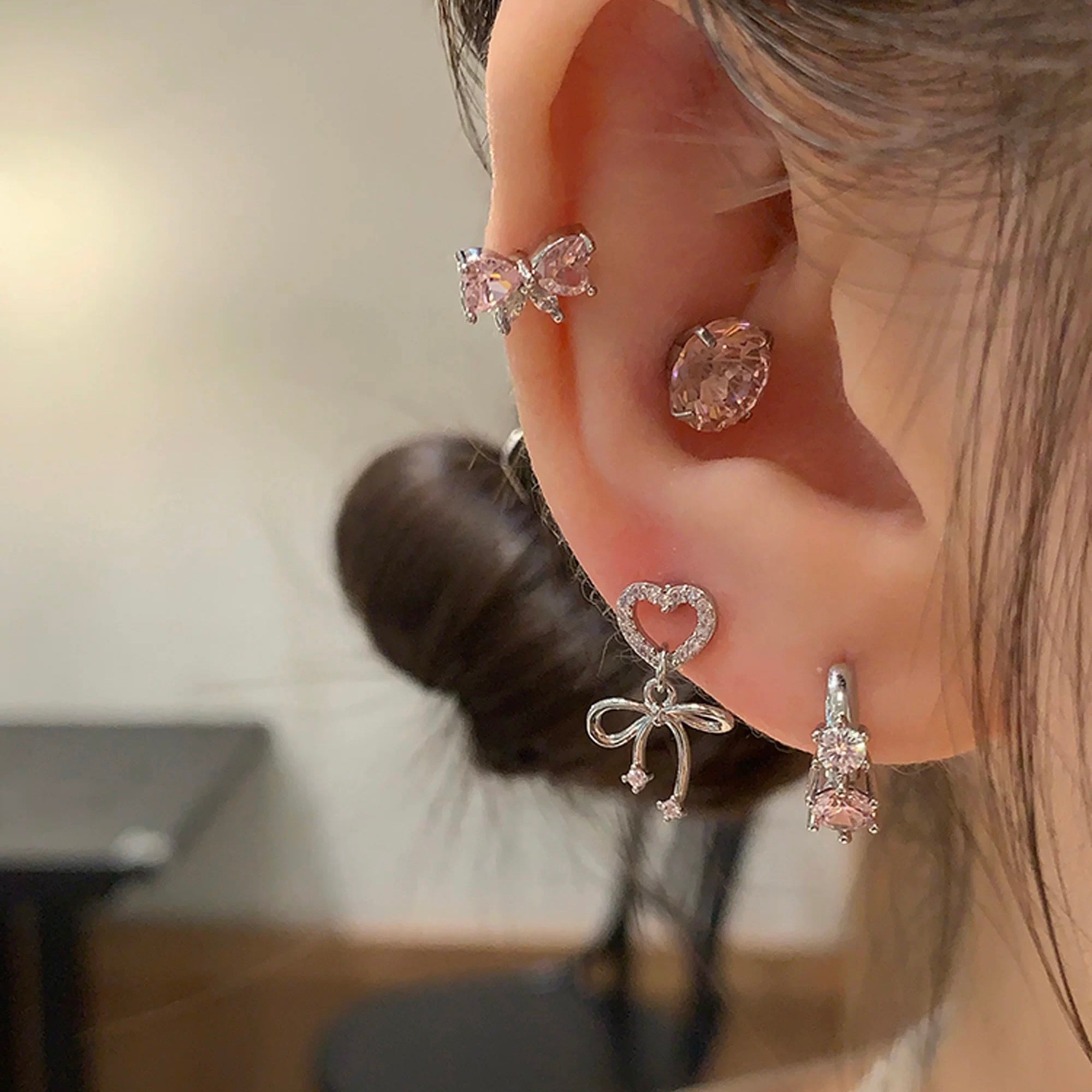 Pink Daily Earrings