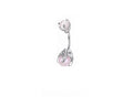 Pink Crystal Navel Stud