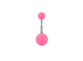 Powdery Ball & Blue Hair Ball (Navel Stud)