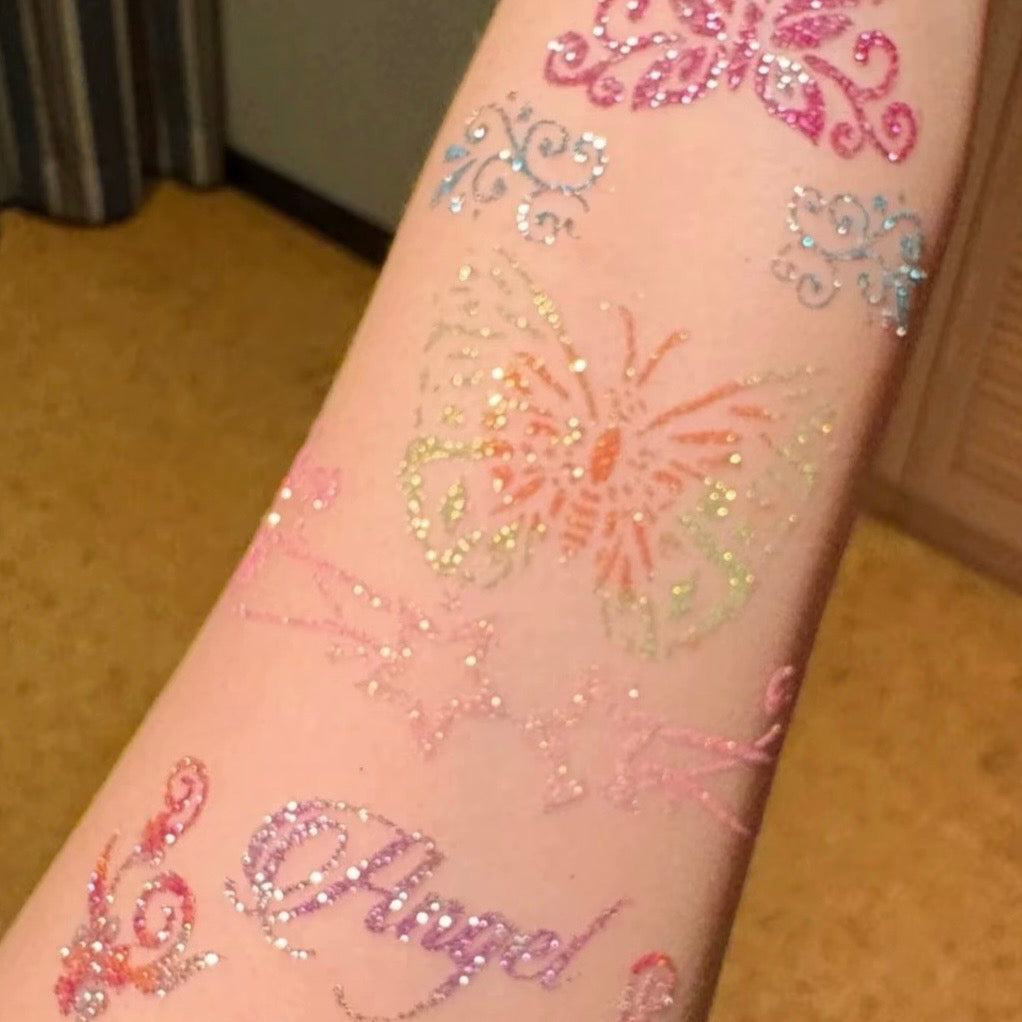 Butterfly Fairy Glitter Tattoo Stickers