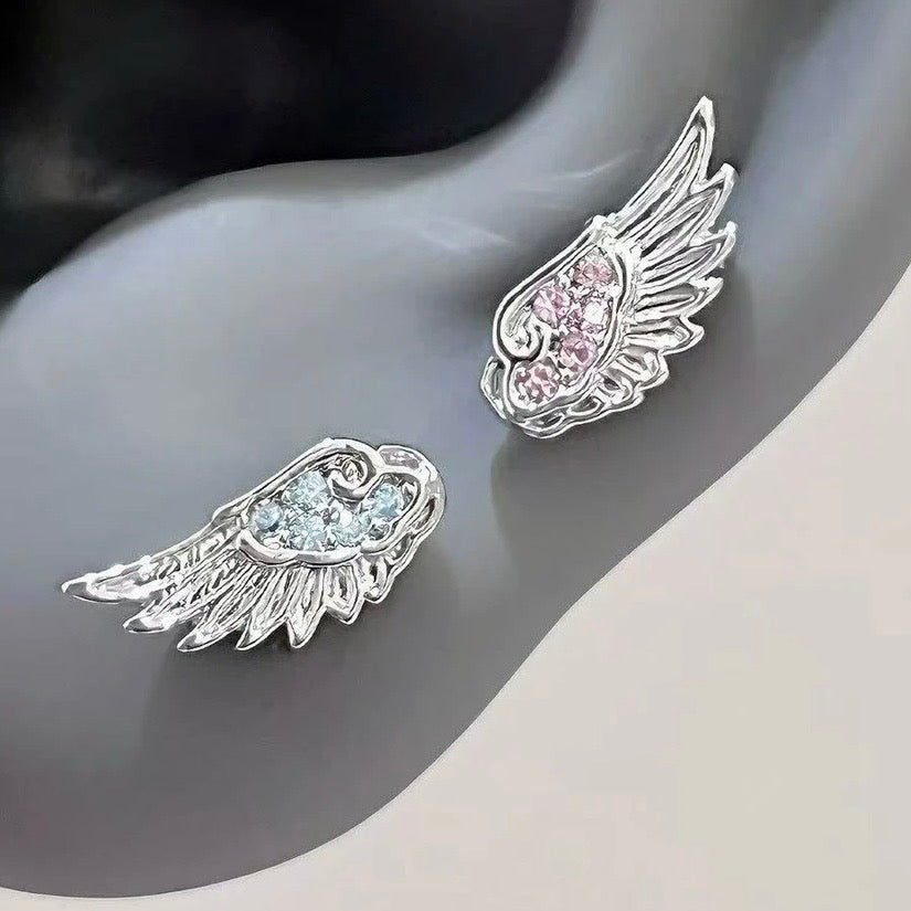 Titanium and Steel Zirconia Wing Studs