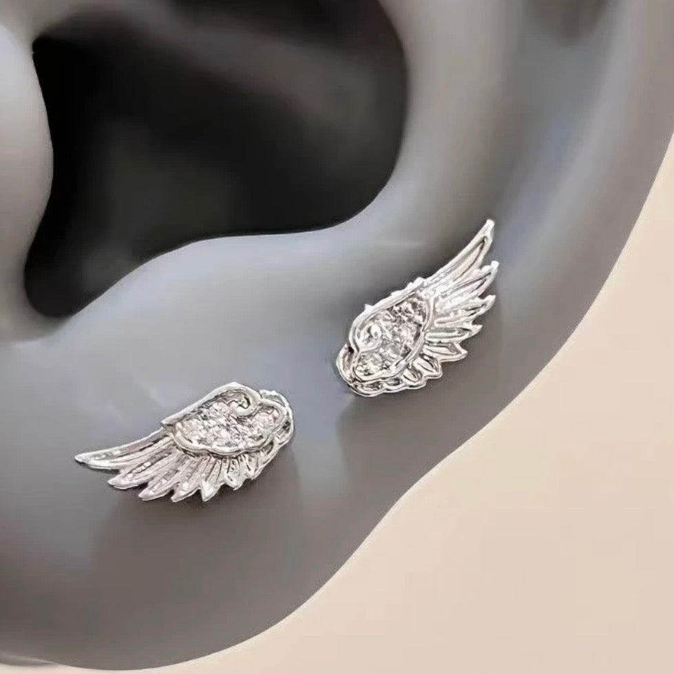 Titanium and Steel Zirconia Wing Studs