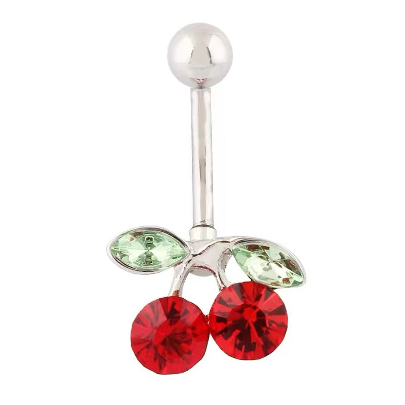 Cherry Navel Stud